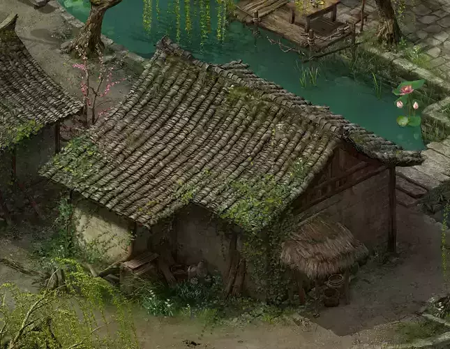 Song Dynasty-Small Town-House 22