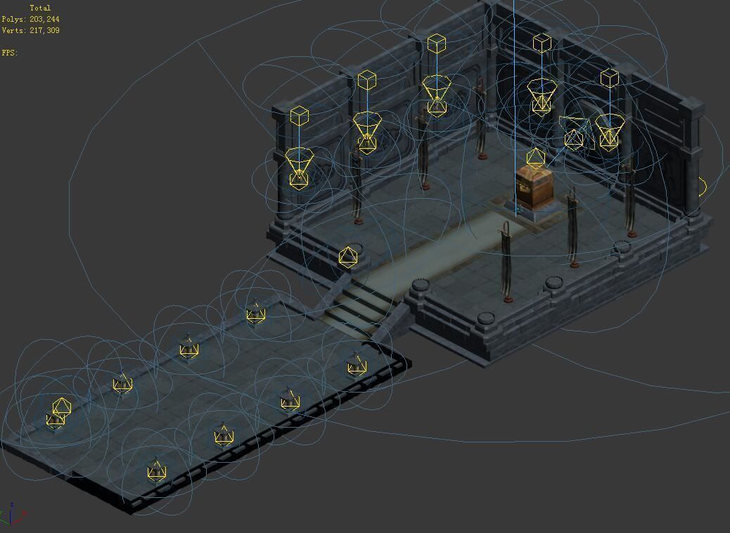 Tang Dynasty-Tomb-Indoor 3D model_4