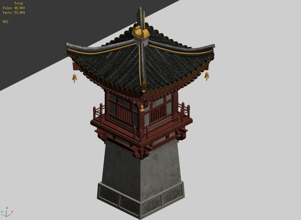 Tang-Street-Gate Tower 36 3D model_4