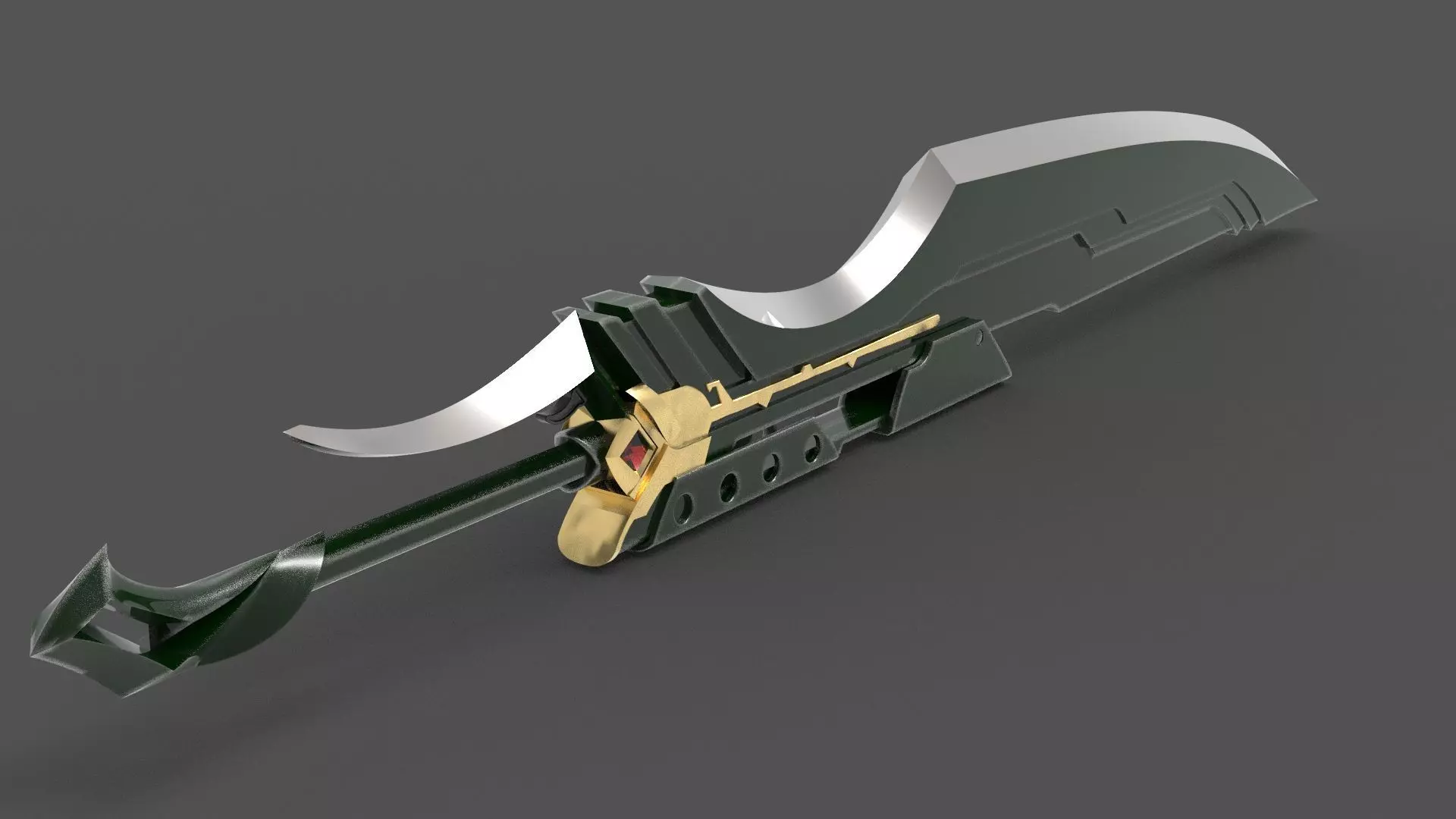 Samira s sword 3D Print Model from League of Legends 3D print model_0