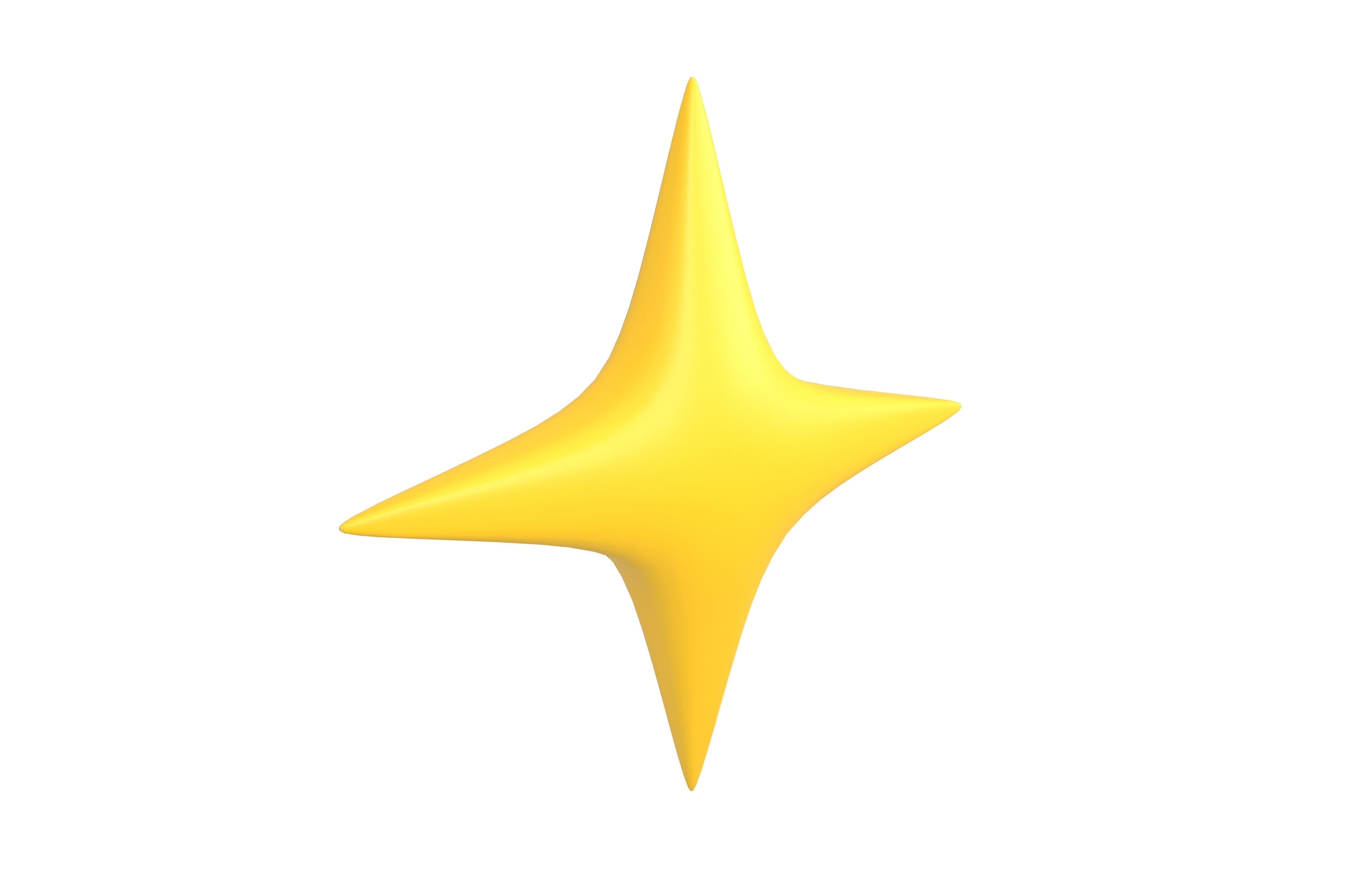 Sparkle v1 001 Low-poly 3D model_3