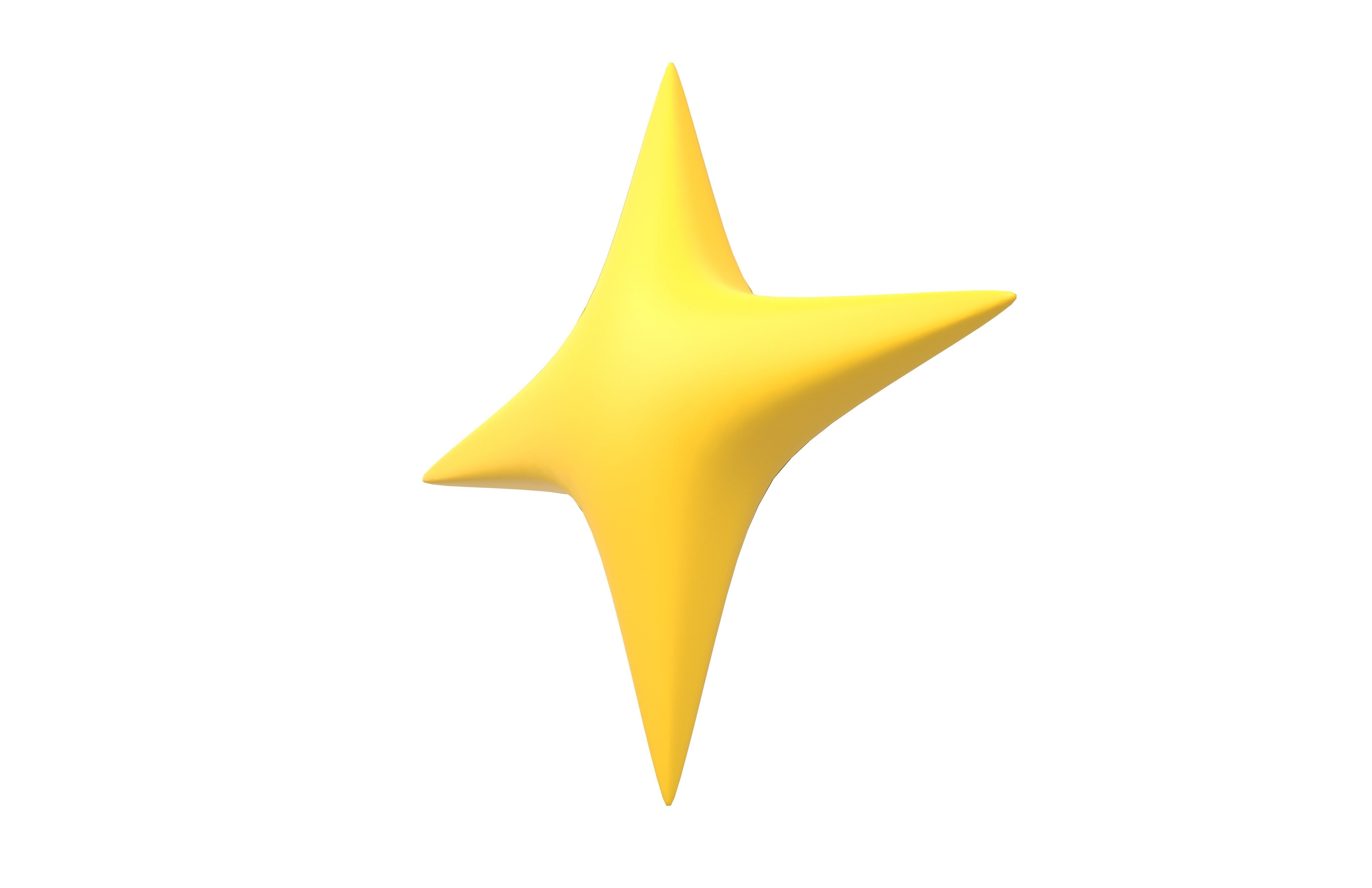 Sparkle v1 001 Low-poly 3D model_1