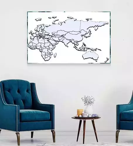 WORLD MAP FOR TRAVELLERS  3D print model WORLD MAP FOR TRAVELLERS  3D print model