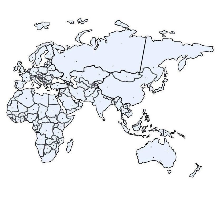 WORLD MAP FOR TRAVELLERS  3D print model_2