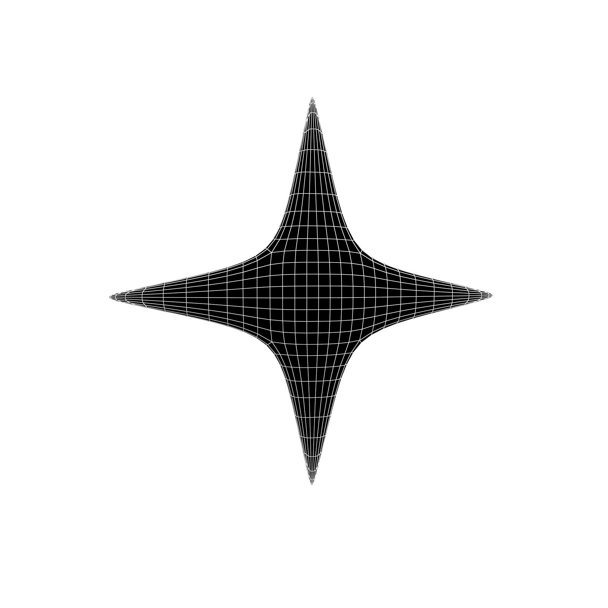 Sparkle v1 002 Low-poly 3D model_4