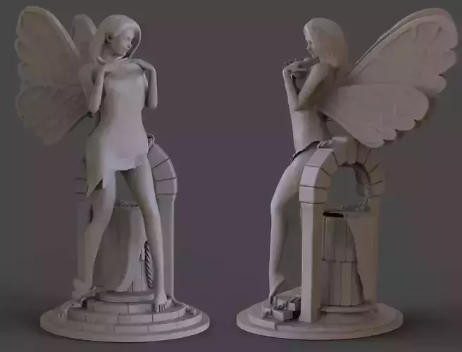 Fairy Statue 3D print model
