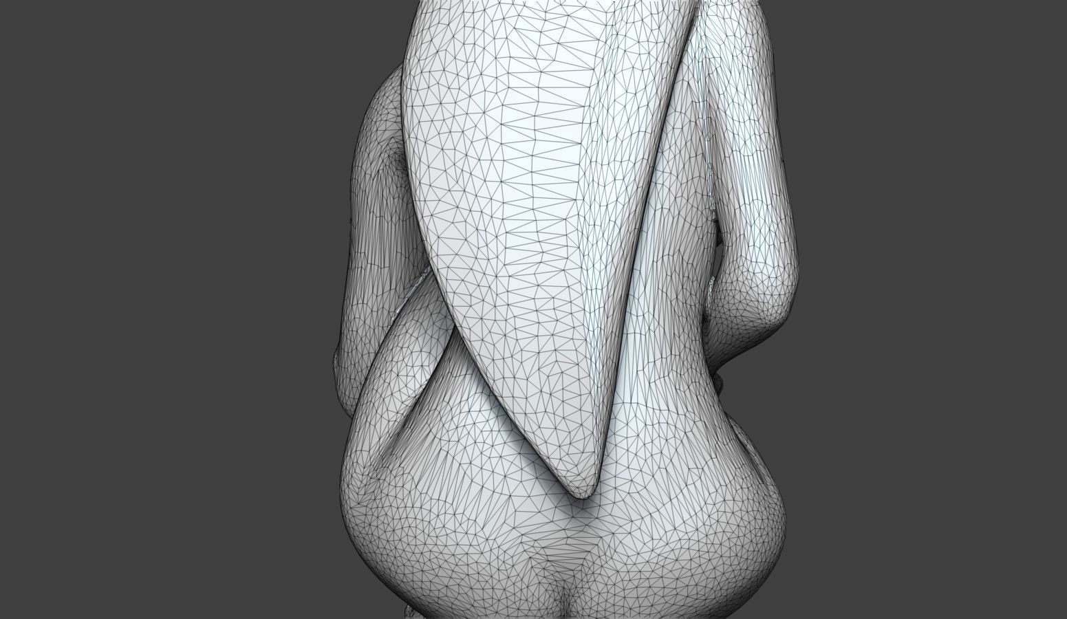 Woman sitting 4 3D print model_17