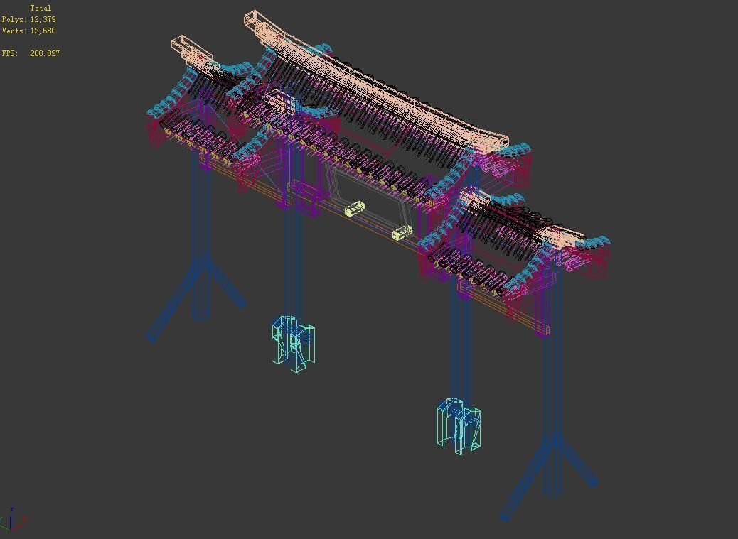 Tang-Street-Archway 05 3D model_3