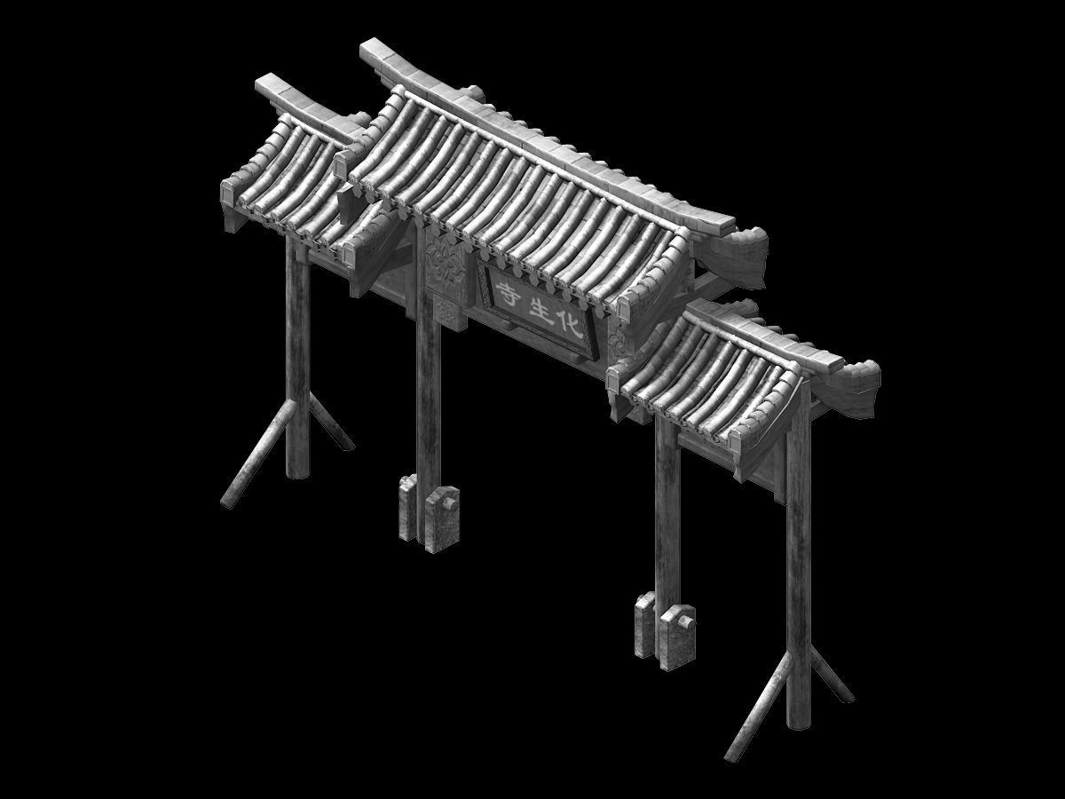 Tang-Street-Archway 05 3D model_2