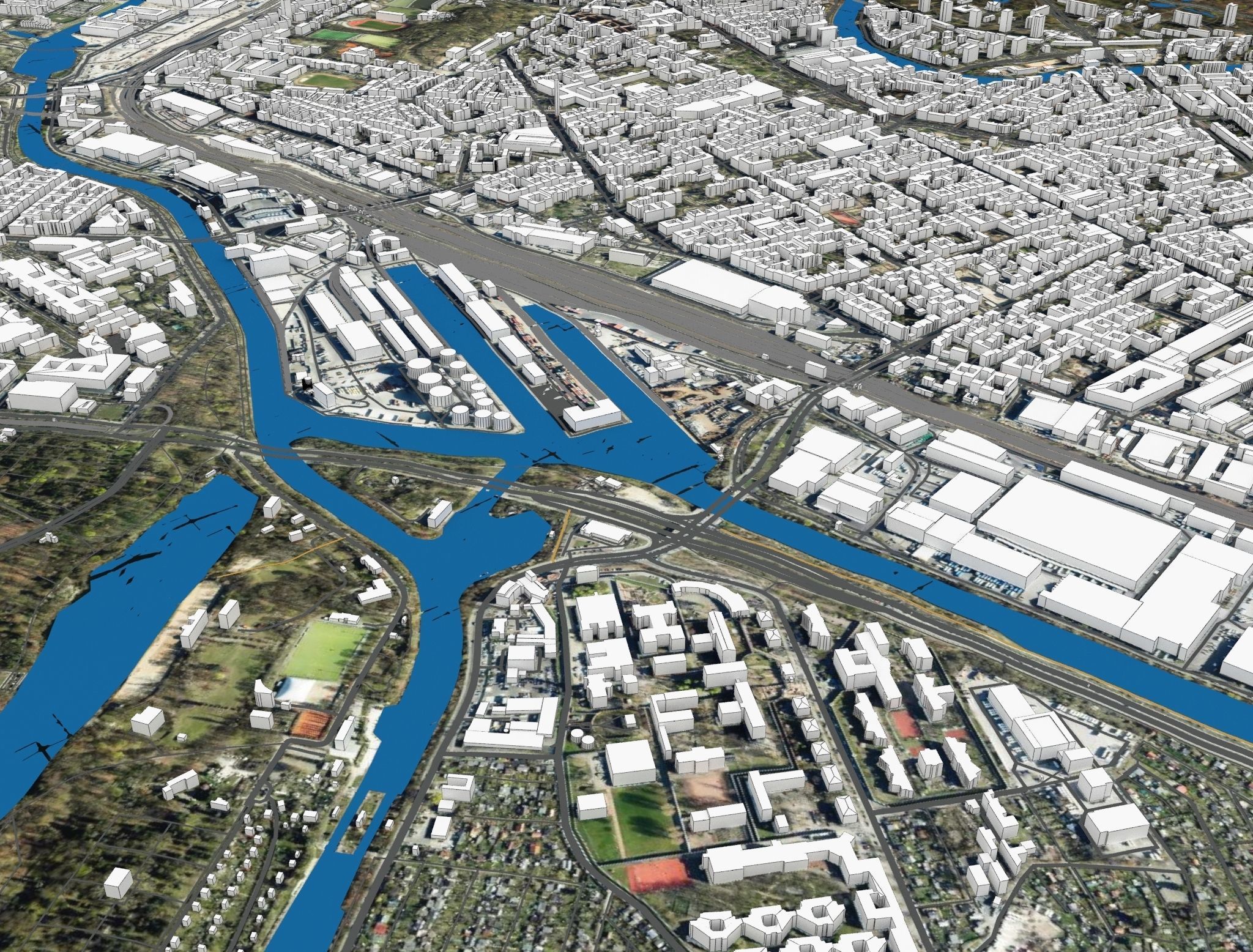 Cityscape Berlin Germany 3D model_6