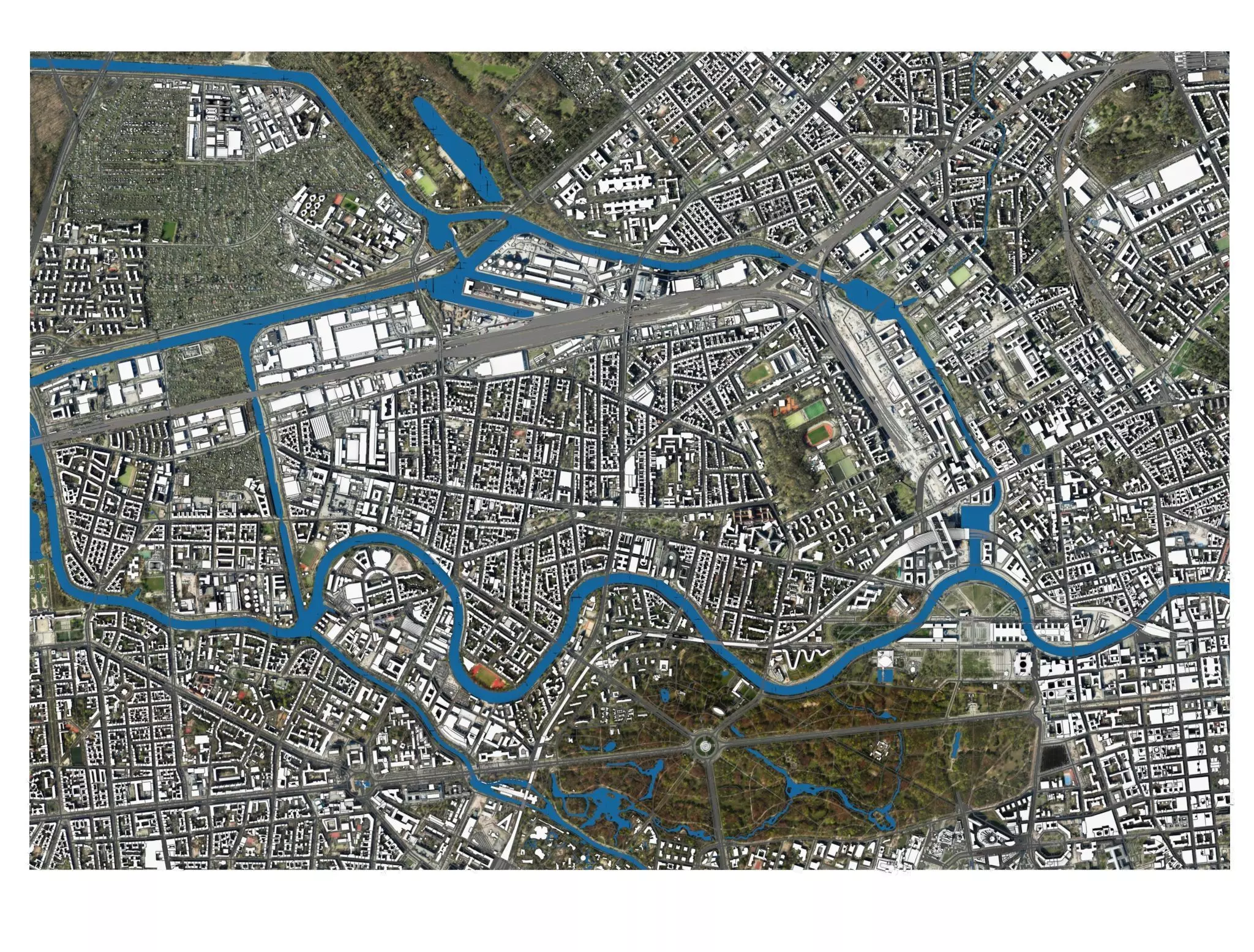 Cityscape Berlin Germany 3D model_0