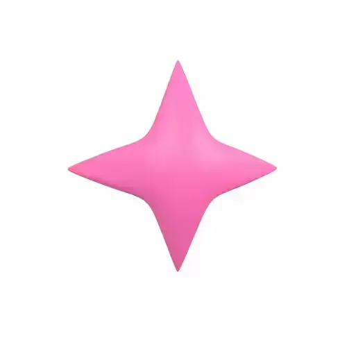 Sparkle v2 003 Low-poly 3D model