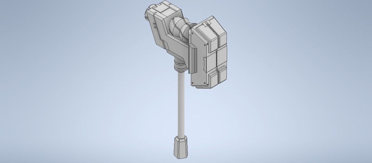 Mecha Zero Sion Skin Hammer Full Pack 3D print model_2