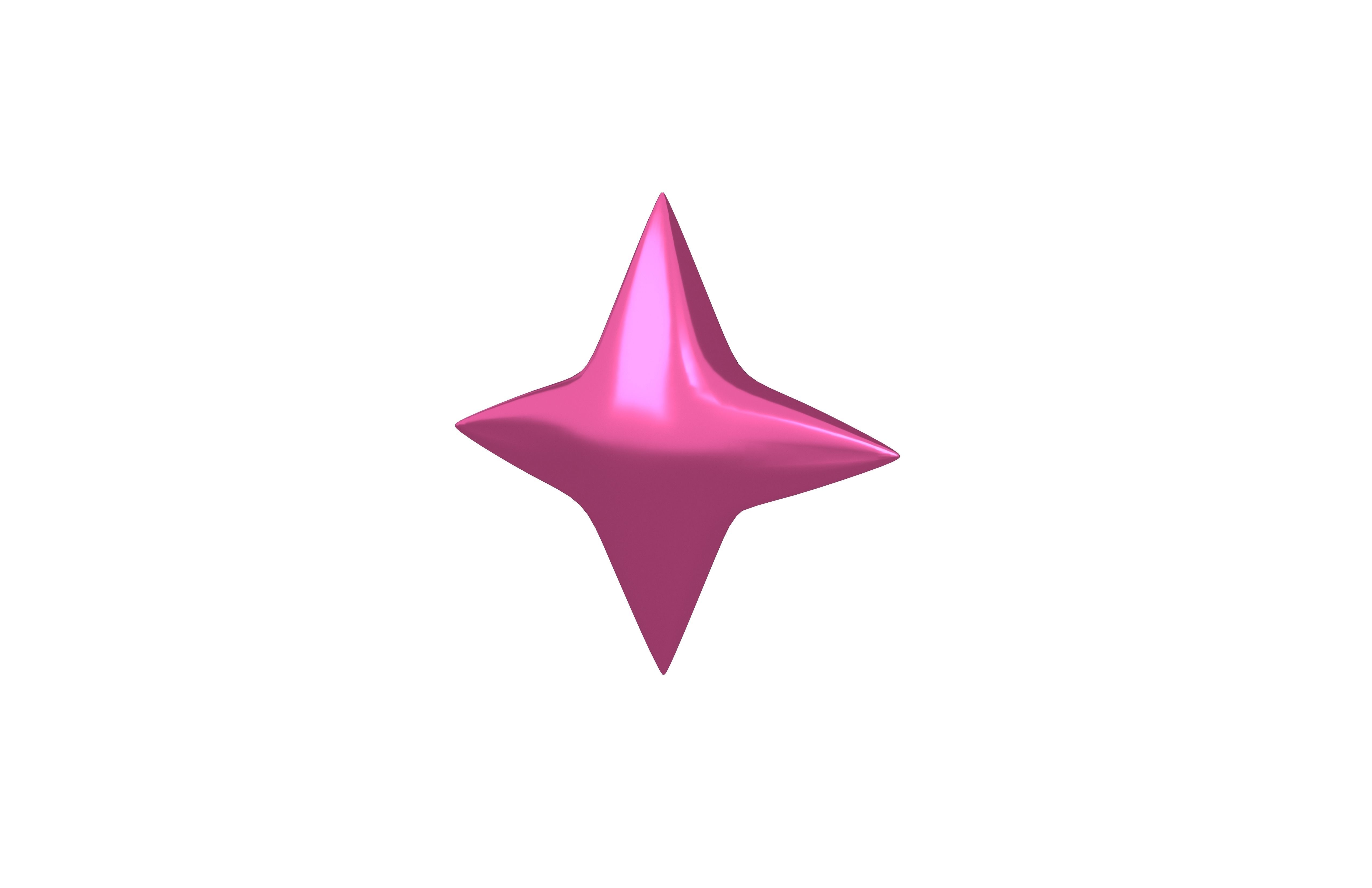 Sparkle v2 008 Low-poly 3D model_2