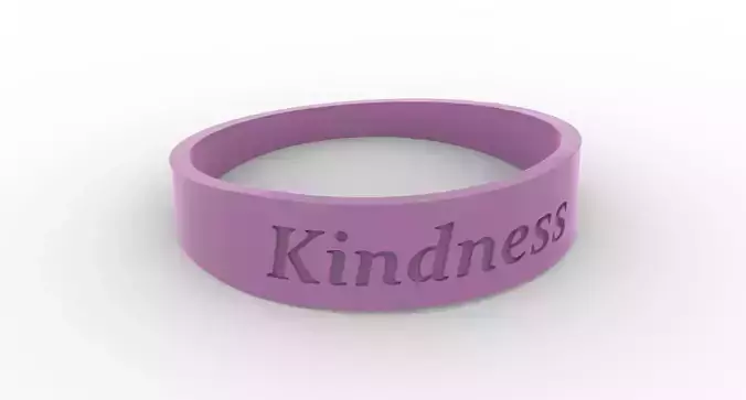 Kindness Ring Female Pink 3D print model
