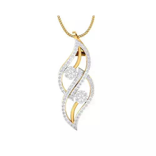 pendant-1177 diamond pendant 3D print model