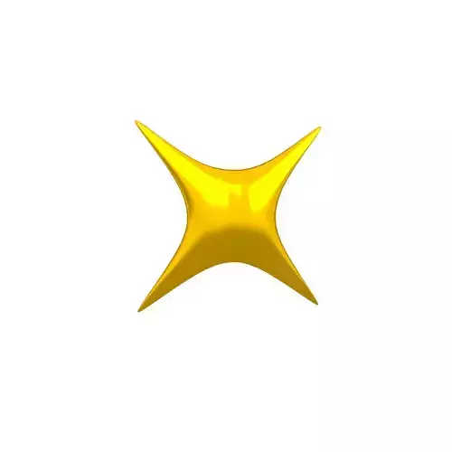 Sparkle v3 006 Low-poly 3D model