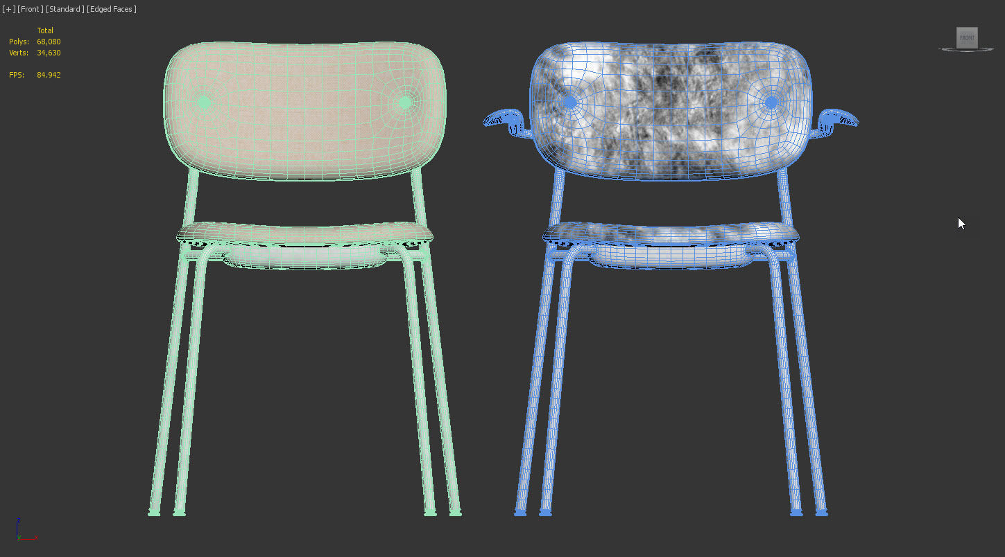 Co Chair by MENU 3D model_9