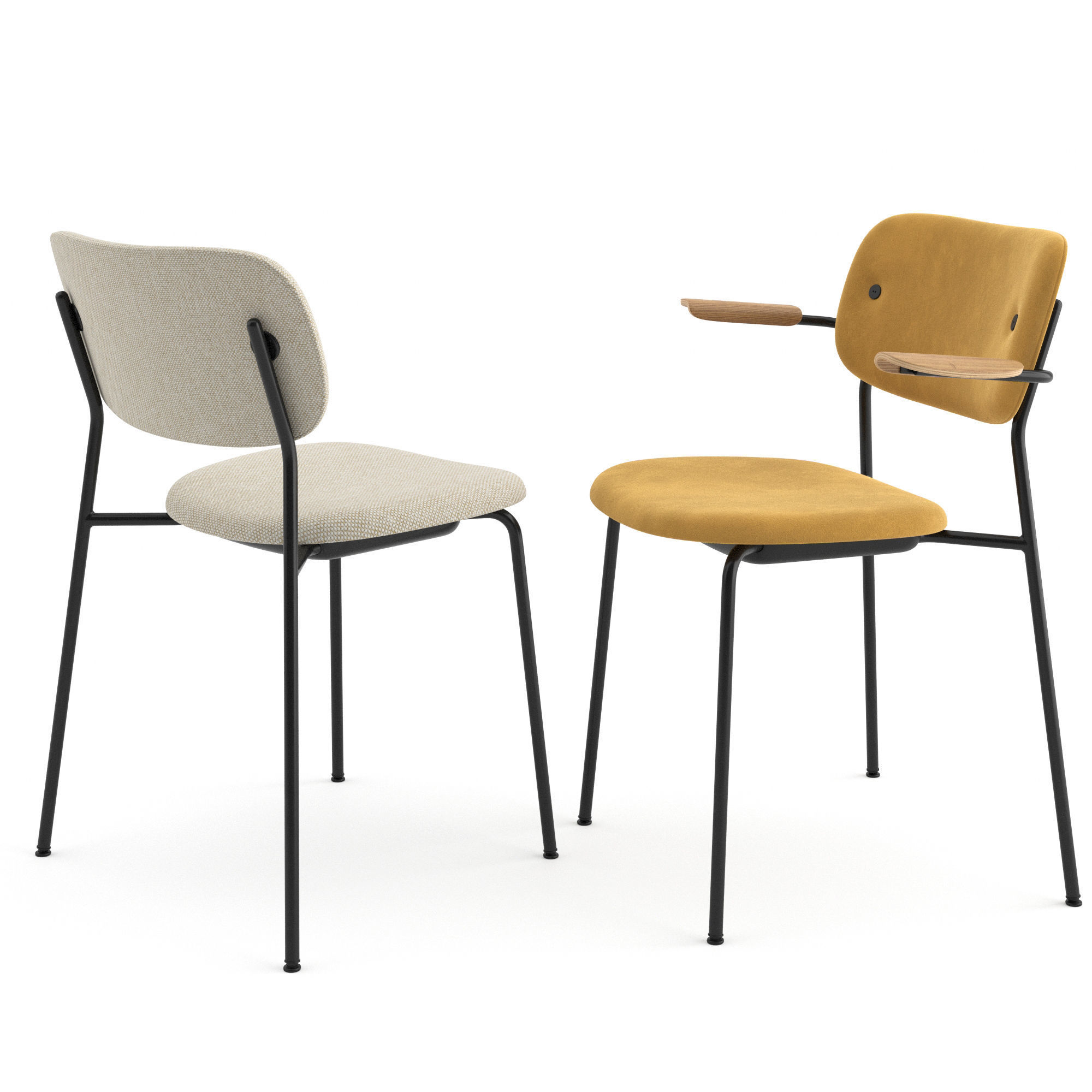 Co Chair by MENU 3D model_7