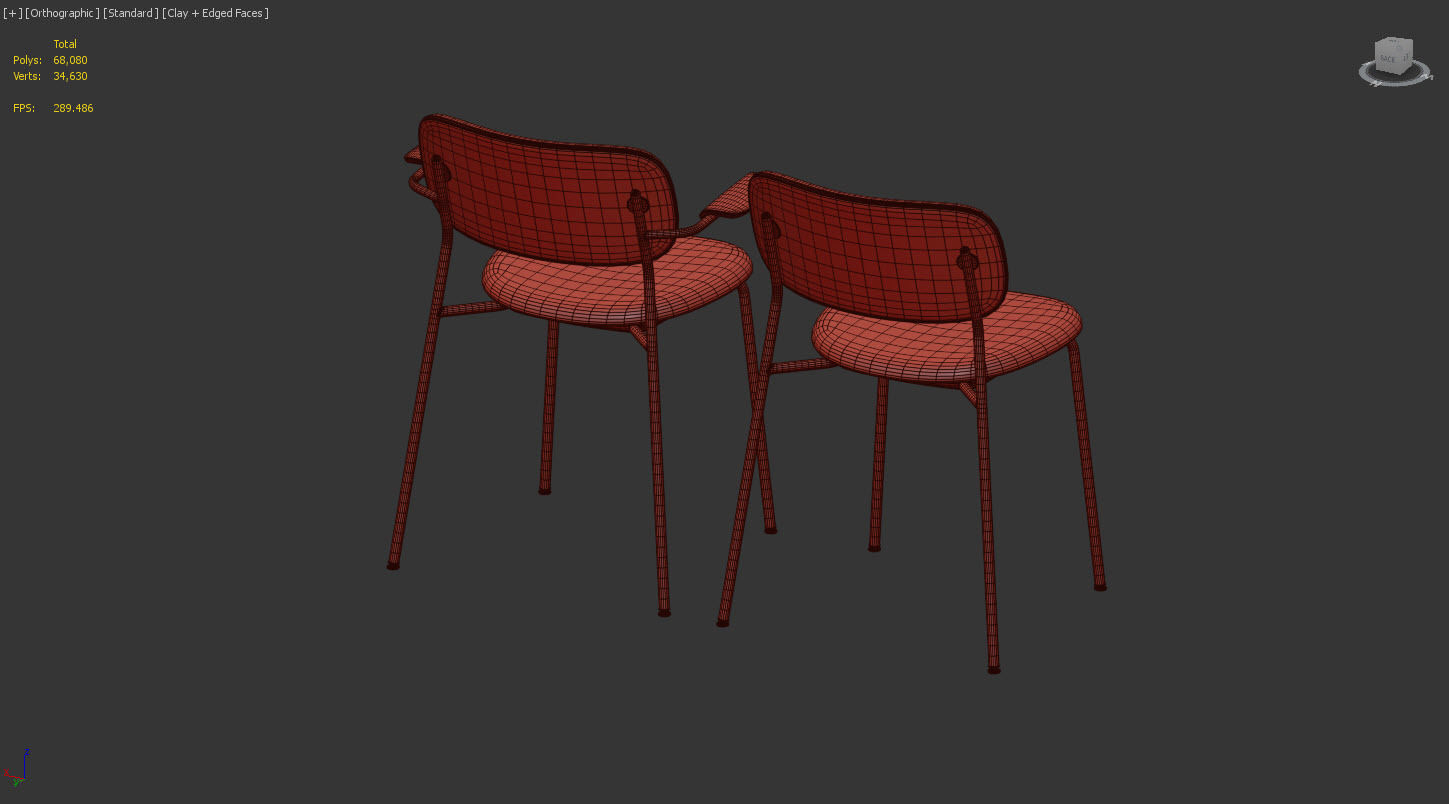 Co Chair by MENU 3D model_11