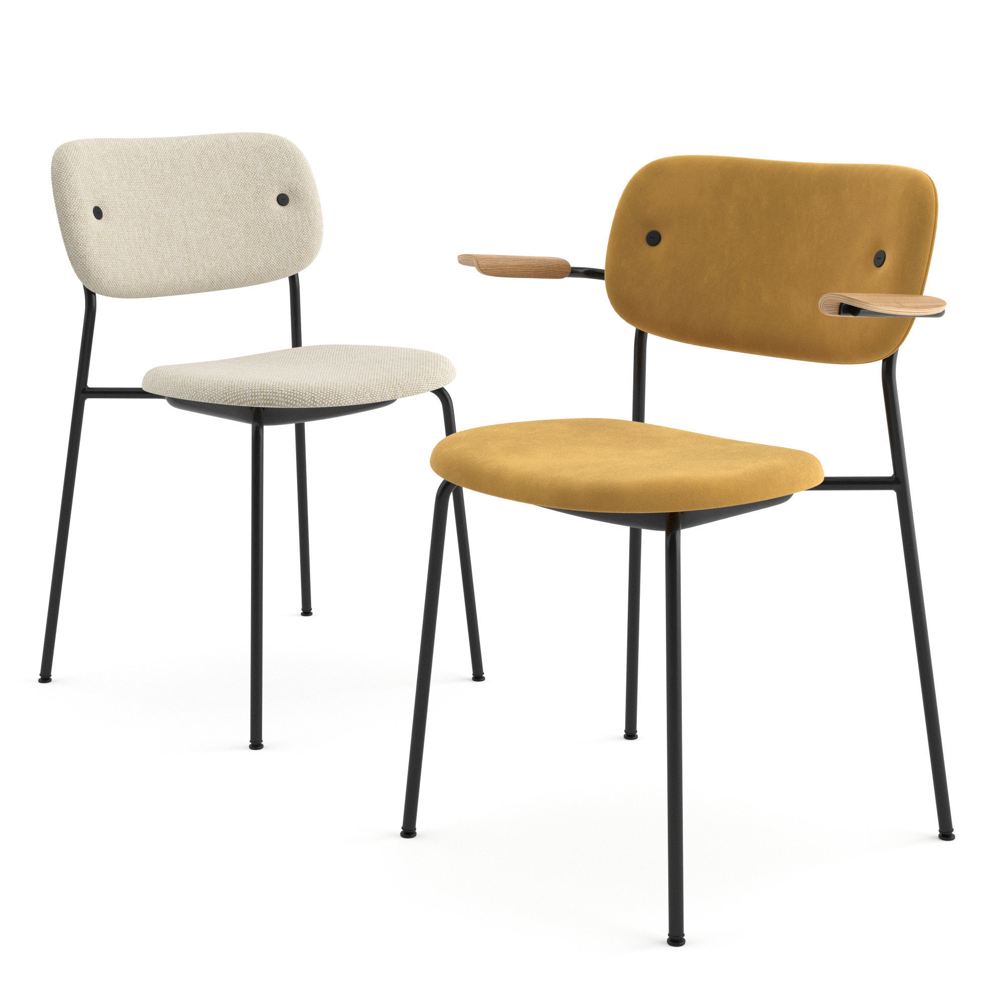 Co Chair by MENU 3D model_3