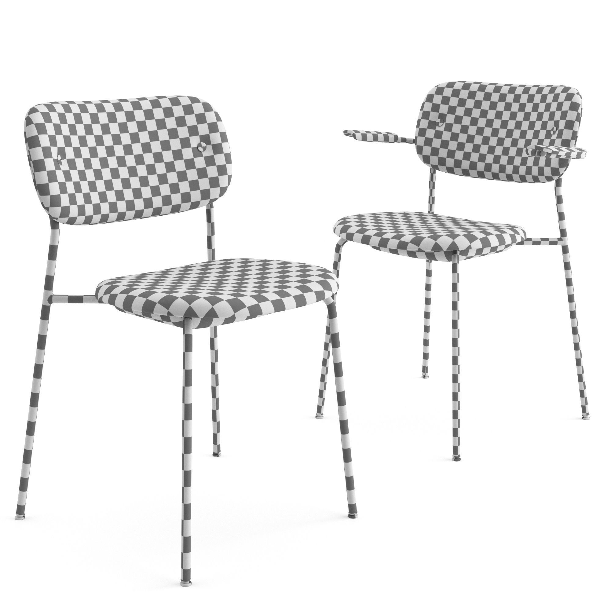 Co Chair by MENU 3D model_1