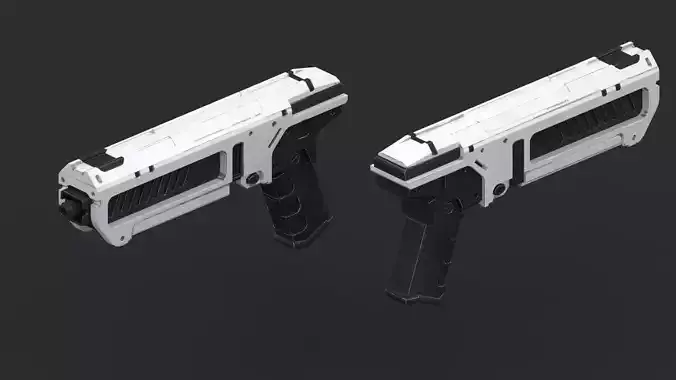 Game Ready Sci-fi GUN 