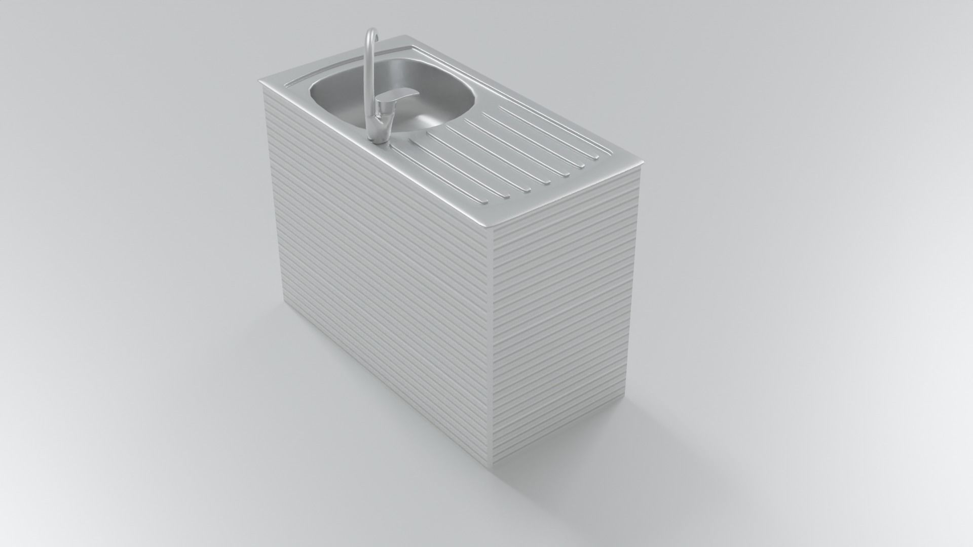 Kitchen Sink 3D model_1