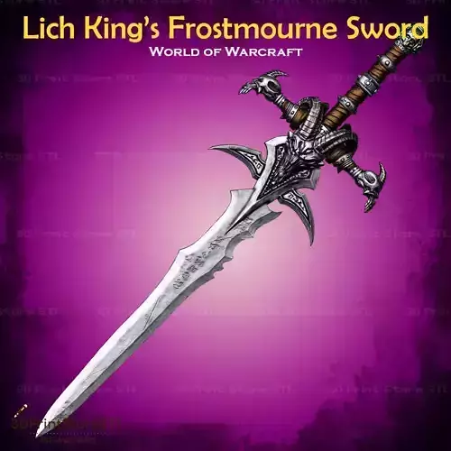 Lich King Frostmourne Cosplay World Of Warcraft - STL File
