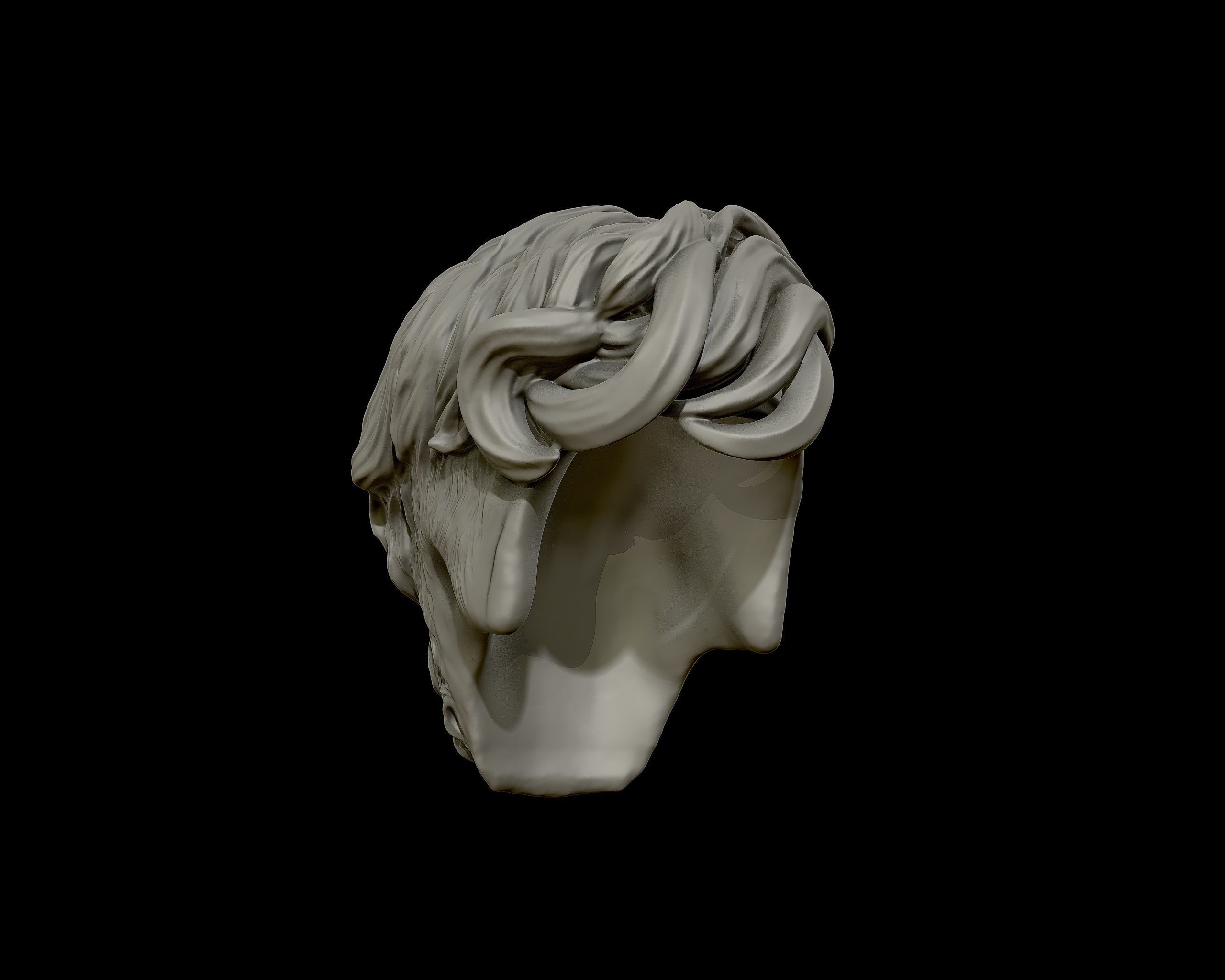 Hairstyle 07 3D print model_19