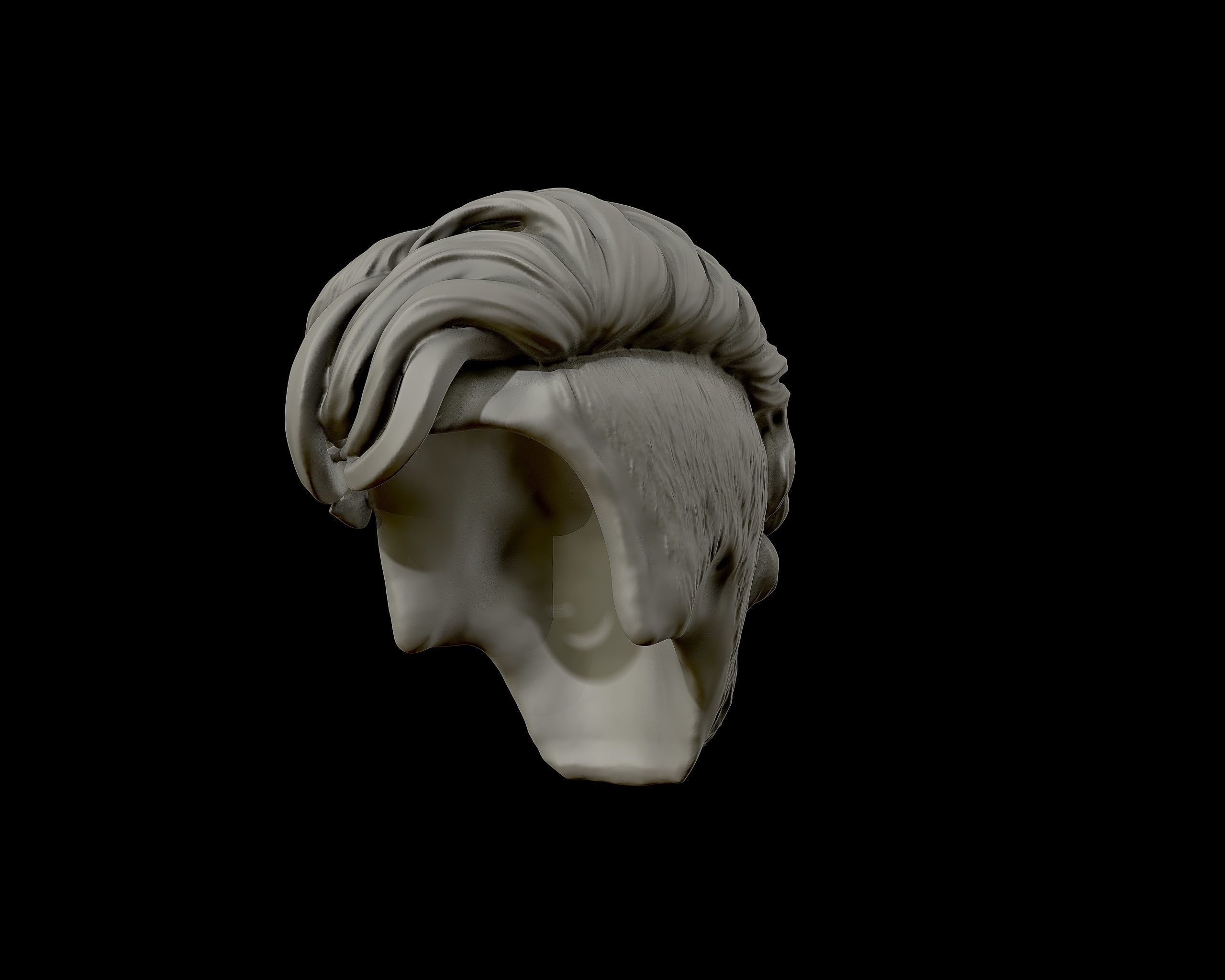 Hairstyle 07 3D print model_12