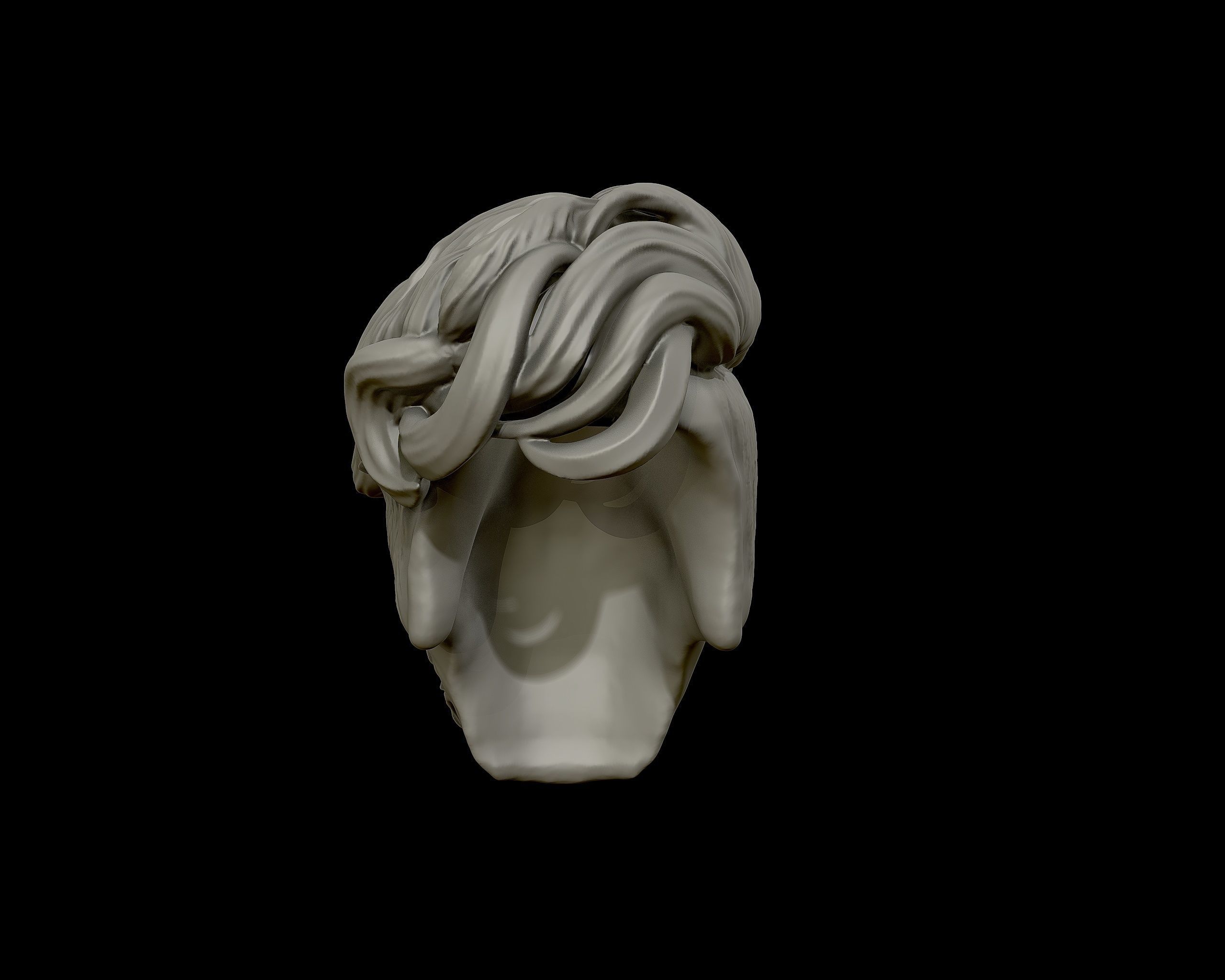 Hairstyle 07 3D print model_10
