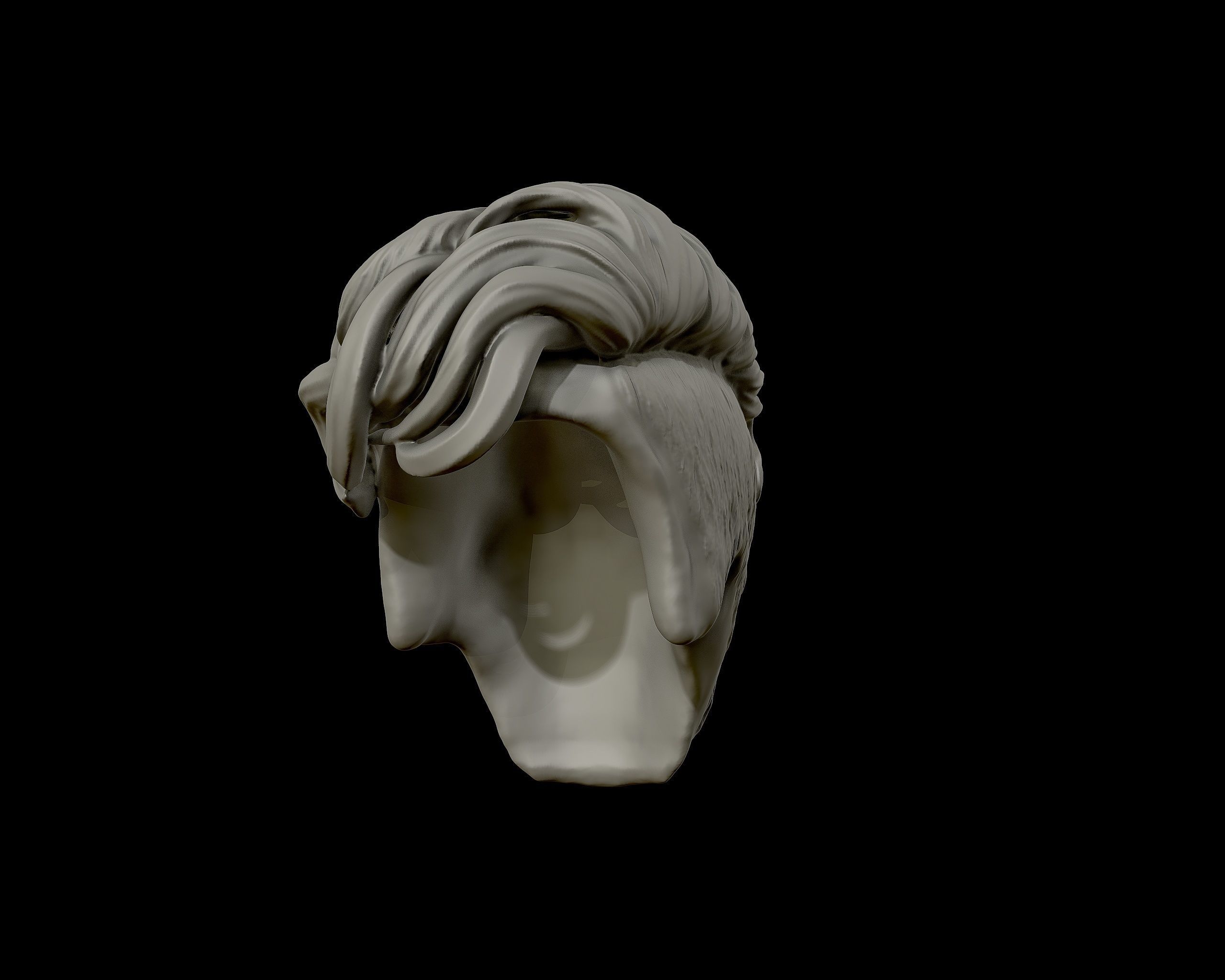 Hairstyle 07 3D print model_11