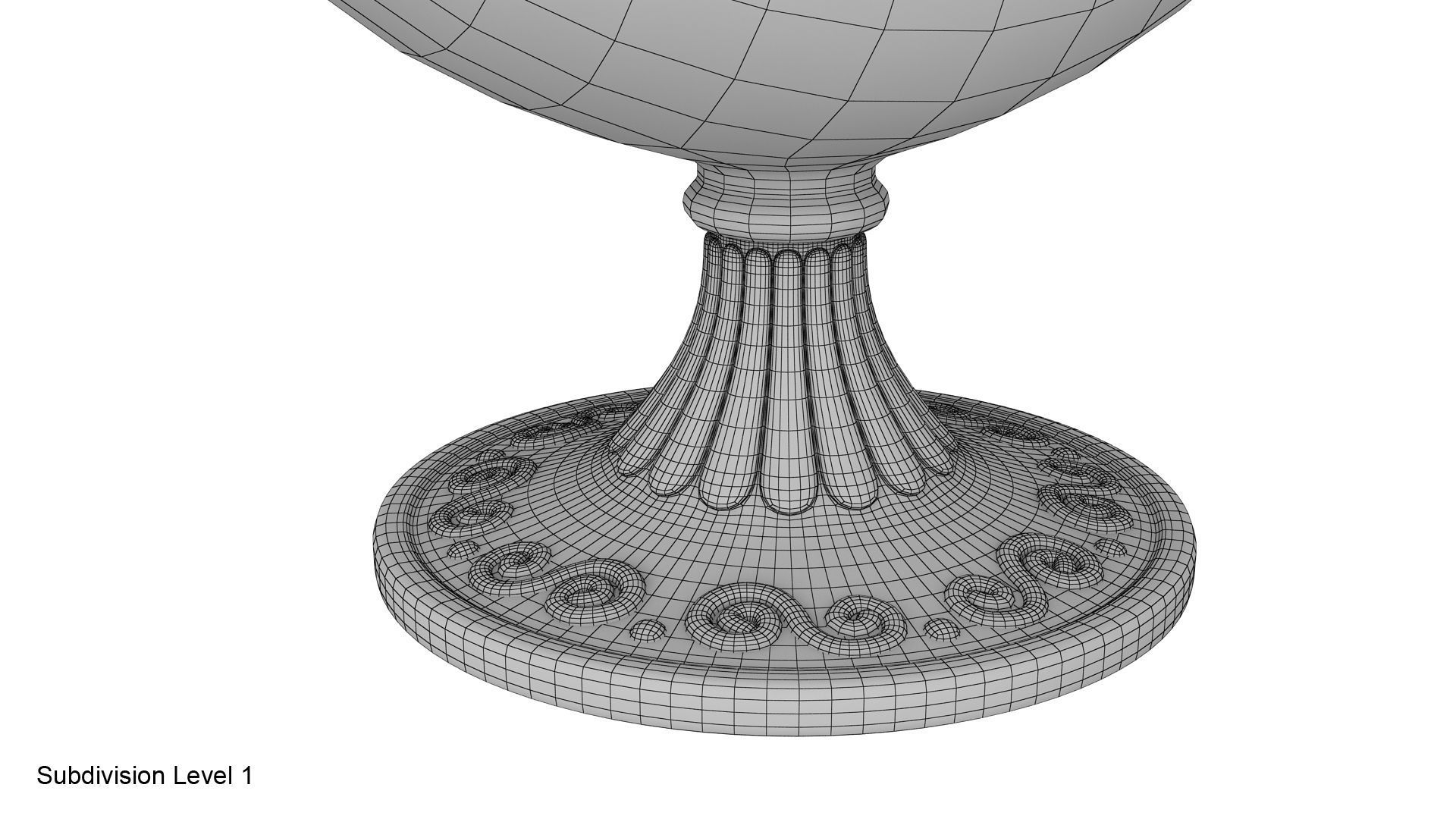 Gold magic lamp 3D model_34