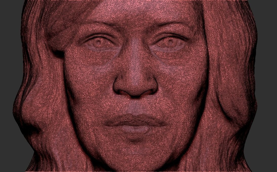 Kamala Harris bust 3D printing ready stl obj formats 3D print model_22