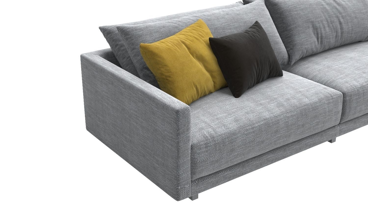 Sofa L Shape  3D model_9