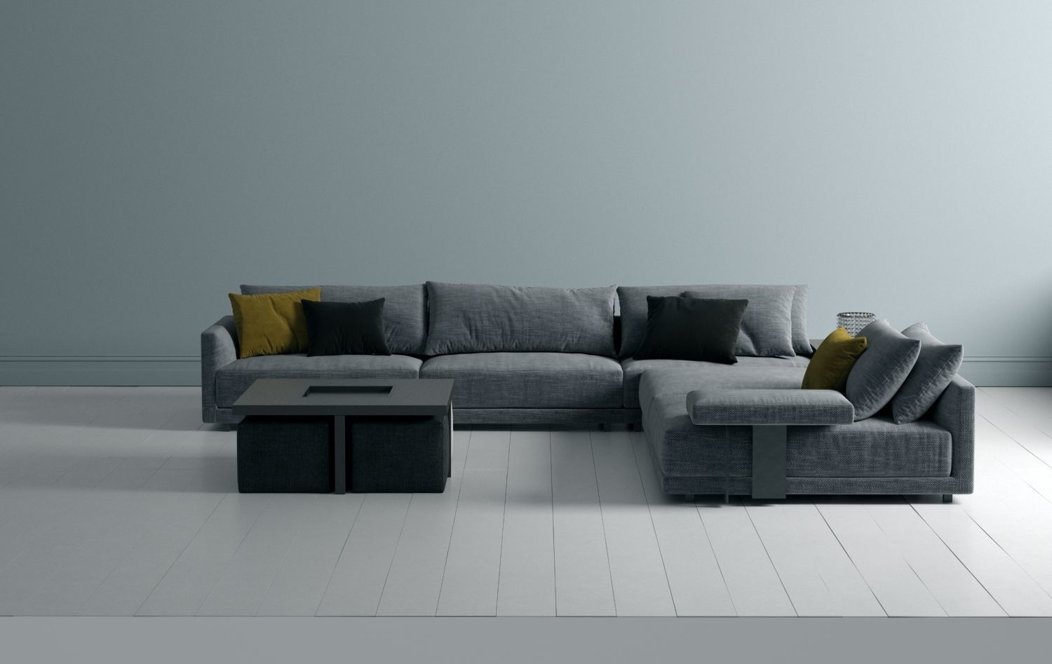 Sofa L Shape  3D model_1