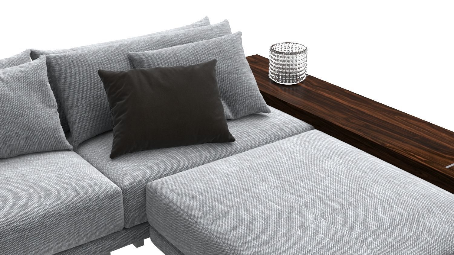 Sofa L Shape  3D model_10