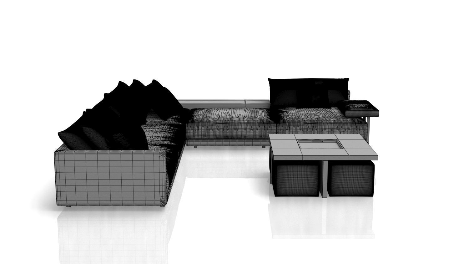 Sofa L Shape  3D model_18
