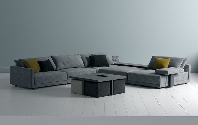 Sofa L Shape  3D model