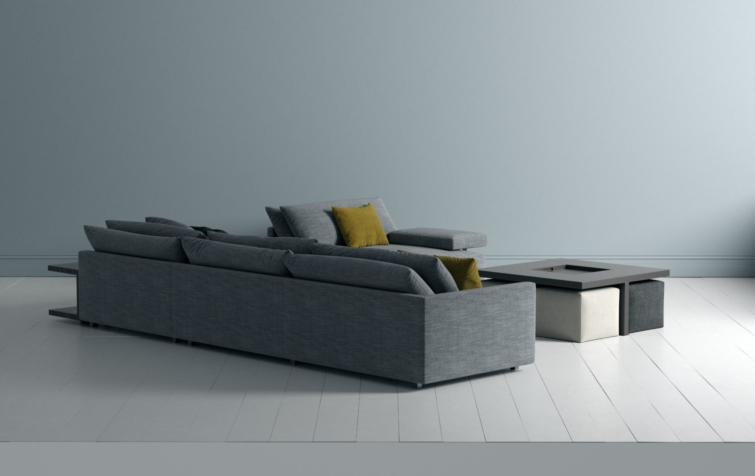 Sofa L Shape  3D model_3