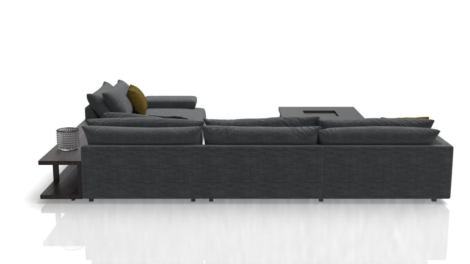 Sofa L Shape  3D model_15