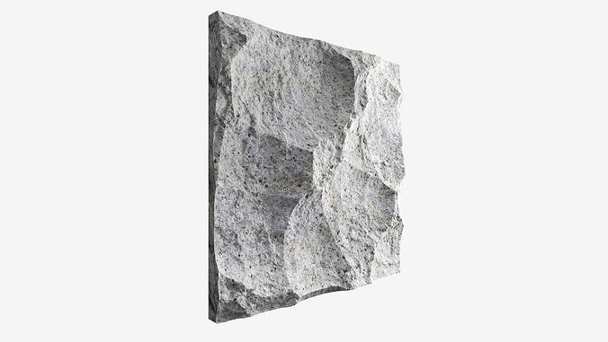 392-RockPanel piece of stone 3D model