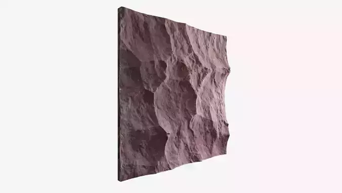 398-RockPanel sandstone wall texture 3D model