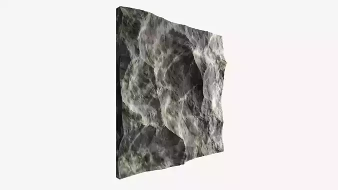 403-RockPanel rock on wall transparent