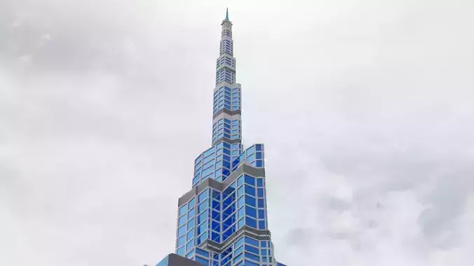 Skyscraper Cartoon Style