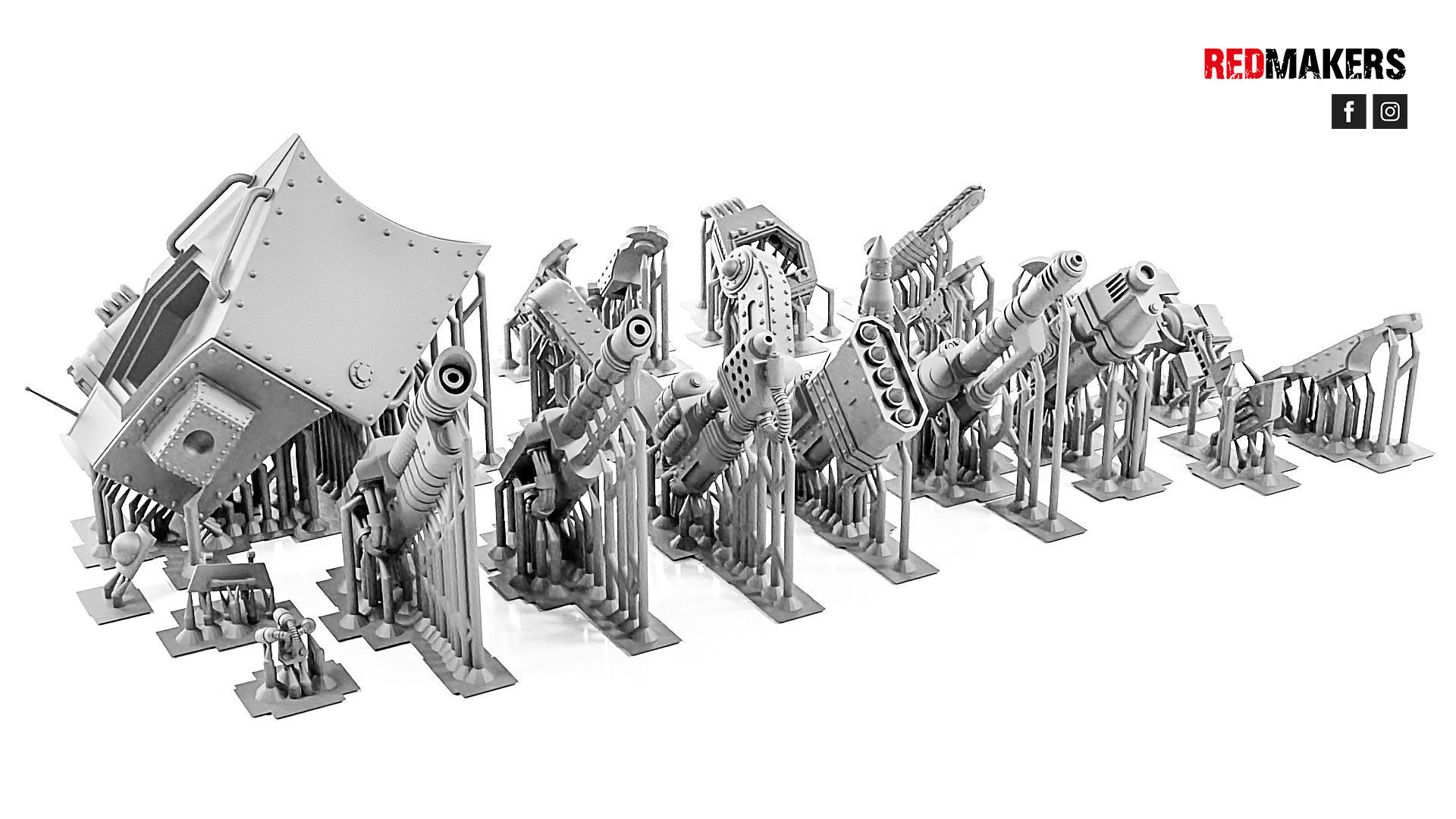 Imperial military force Heavy mech 3D print model_29