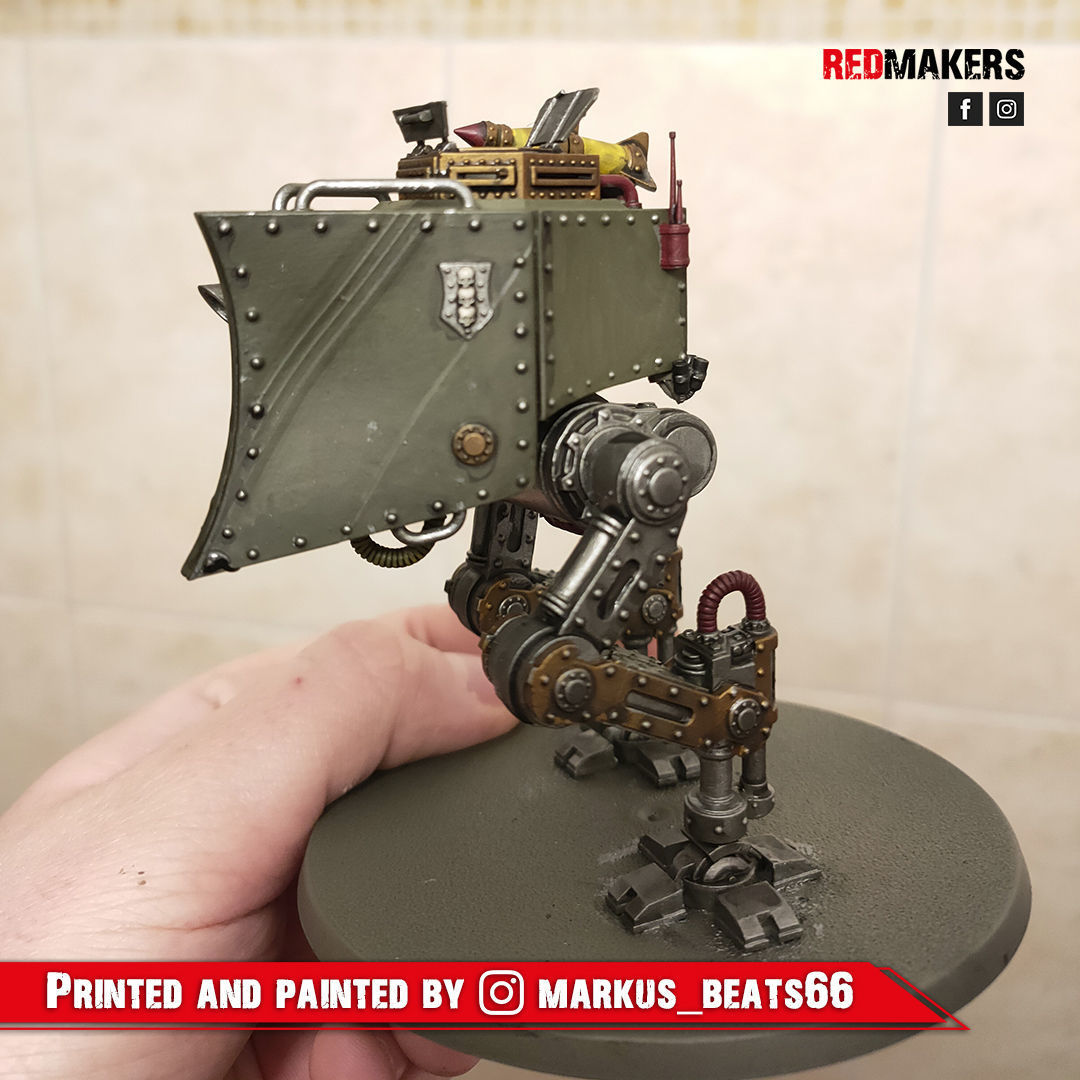 Imperial military force Heavy mech 3D print model_31