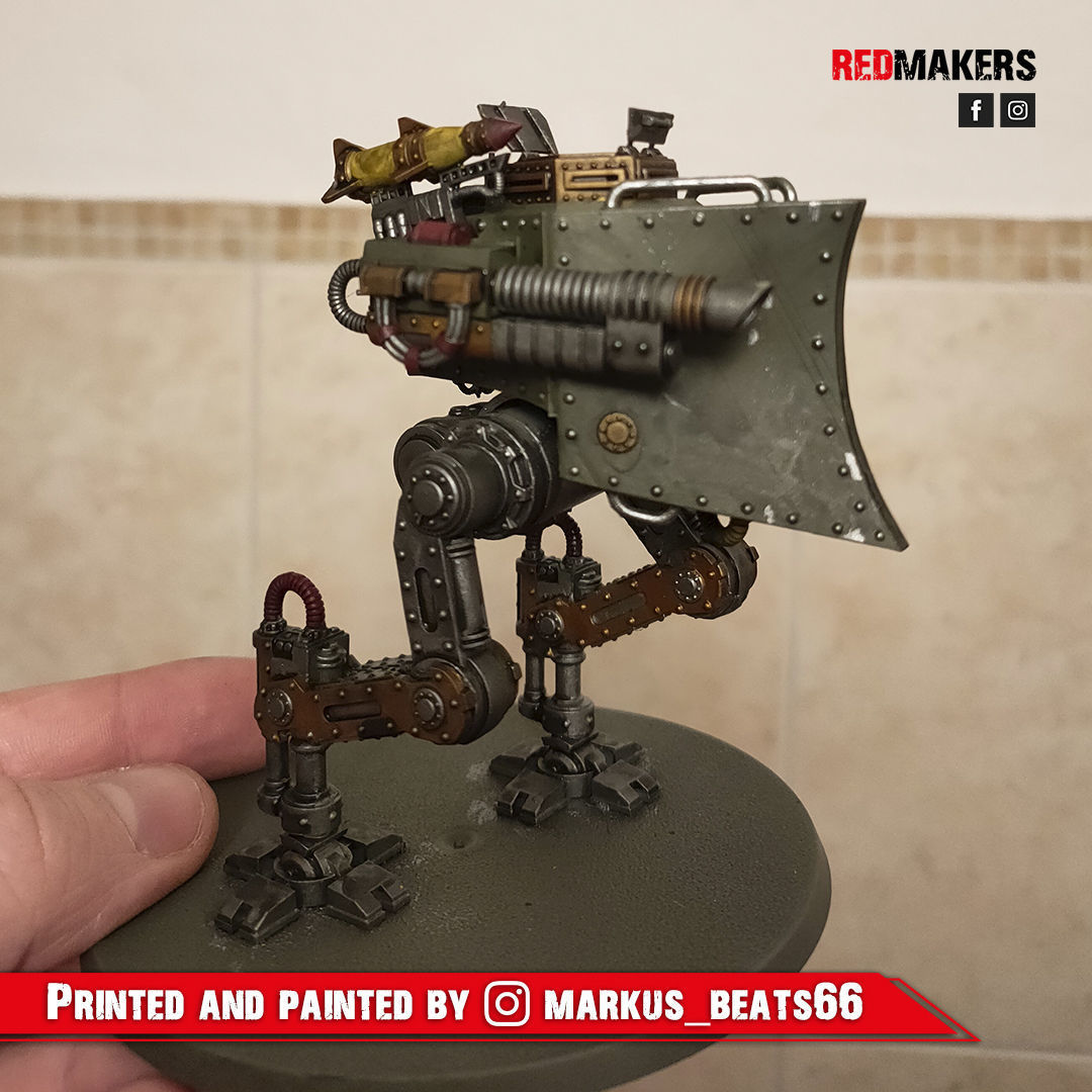 Imperial military force Heavy mech 3D print model_30