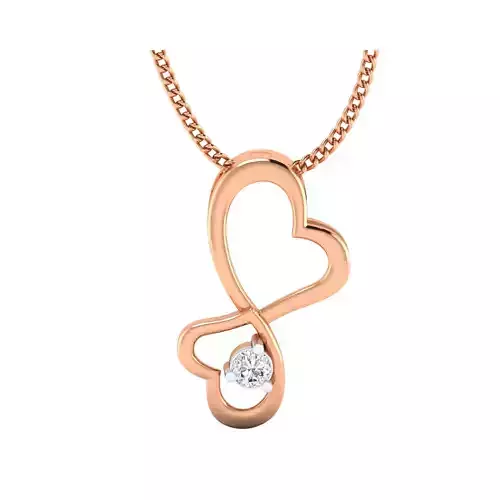 pendant-1011 pendant with diamond 3D print model